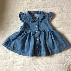 Baby gap toddler denim dress/shirt